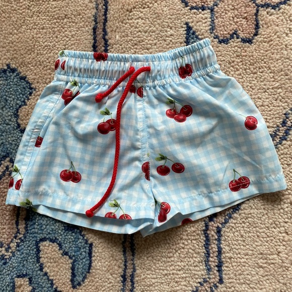 SAL & PIMENTA - Santa Swim Shorts - Blue main image 1